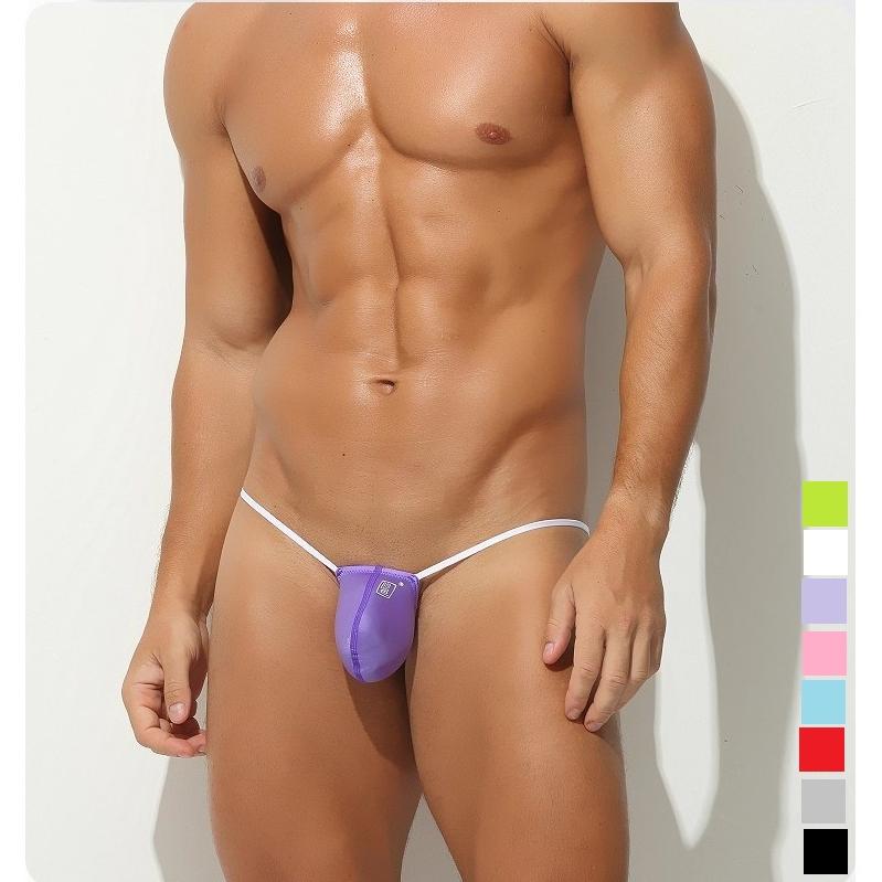 メンズTバックフロントアピール モッコリ 水着素材 メンズ下着 セクシー enstyle エンスタイル ay709dk | ブランド登録なし