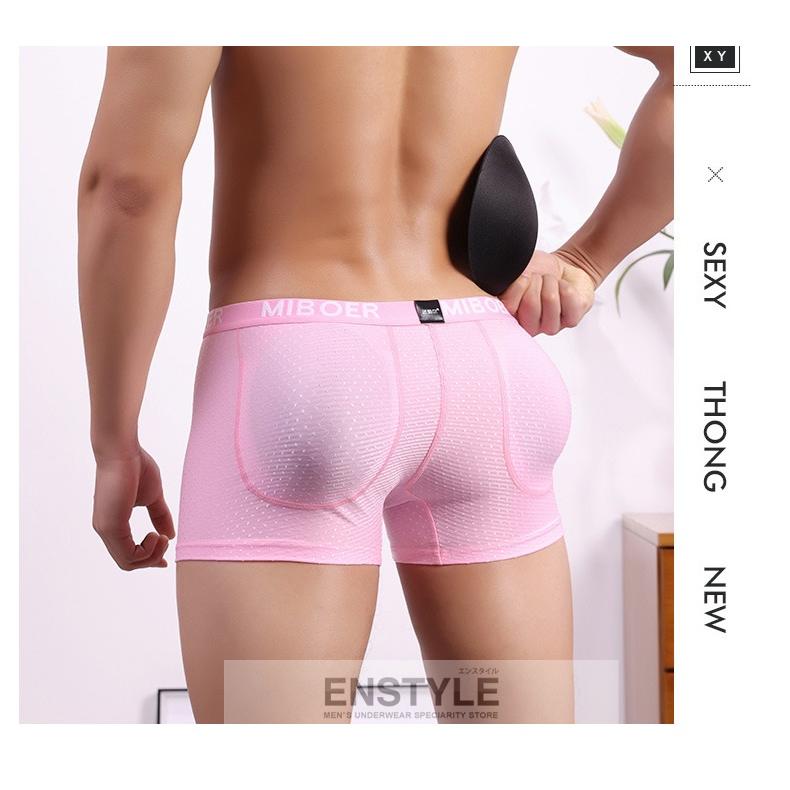 骨盤・ヒップアップ ショーツ パッド入り メンズボクサー ヒップパッド ショーツ 補正下着 メッシュ インナー 美尻 d85 | ブランド登録なし | 13