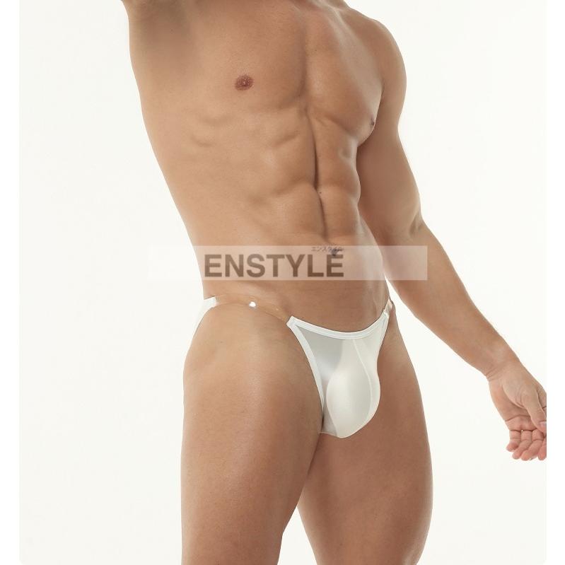 メンズビキニ 紐透明ゴム もっこりタイプ 水着素材 男性下着 セクシーインナー enstyle エンスタイル  e97 | ブランド登録なし | 22