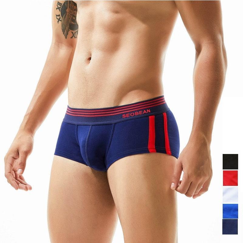 メンズボクサー ワンポイントライン メンズインナー 男性下着 ローライズ Sb807 Sb807 エンスタイル 通販 Yahoo ショッピング