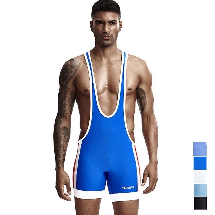 お気に入り】 ボディスーツ 男性 レスリングウェア シングレット