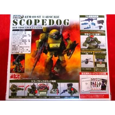 装甲騎兵ボトムズ スコープドッグ レッドショルダー 1:48 ミニ! 完成品