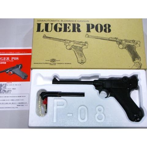 LUGER P08 ルガー 6inch マリーネ HW ガスガン (18歳以上) タナカ
