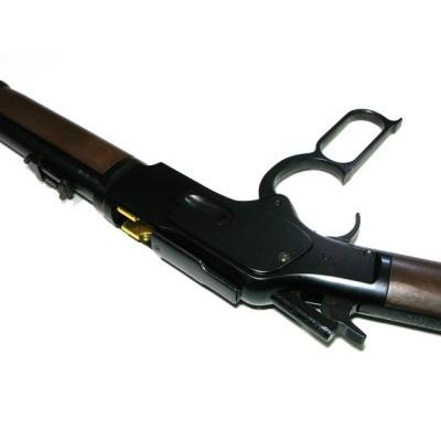 ウィンチェスター M1873 黒染めタイプ WINCHESTER M1873 CARBINE 西部劇の定番！レバーアクションエアガン （18歳以上）　KTW M1873