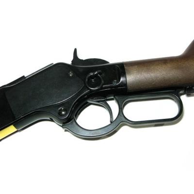 ウィンチェスター M1873 黒染めタイプ WINCHESTER M1873 CARBINE 西部劇の定番！レバーアクションエアガン （18歳以上）　KTW M1873