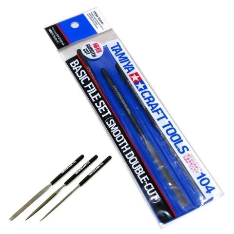 ベーシック ヤスリセット (細目ダブルカット) 3種セット 金属加工もOK