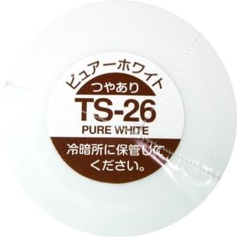 タミヤ カラー MINI スプレー塗料 (TS-26) ピュアーホワイト つやあり