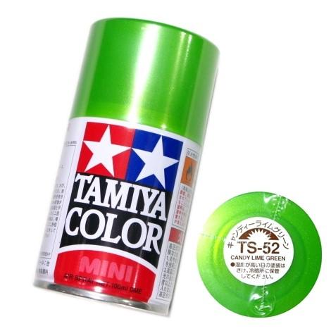 タミヤ カラー MINI スプレー塗料 (TS-52) キャンディーライム