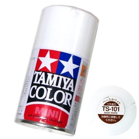 タミヤ（TAMIYA） カラー MINI スプレー塗料 (TS-101) ベースホワイト