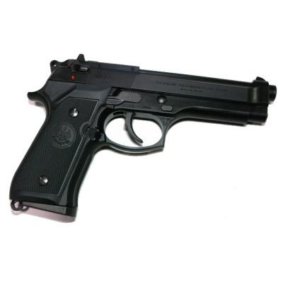 PIETRO BERETTA ガスガン ブラック(プラスチック製） M92F Military Model ミリタリーモデル P.B.マーク入 グリップ付