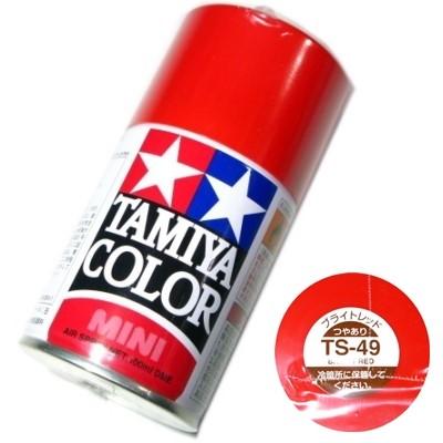 タミヤ スプレー塗料 (TS-49) ブライトレッド つやあり タミヤ模型