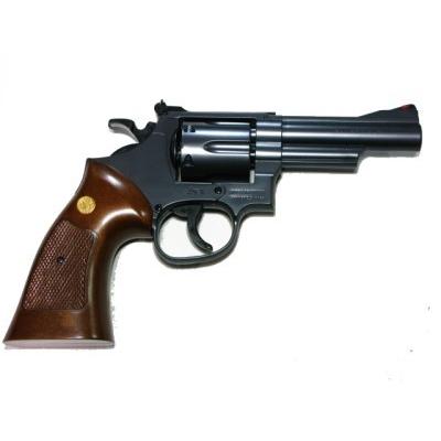 S&W M19 4in コンバットマグナム ウッドタイプグリップ (10歳以上