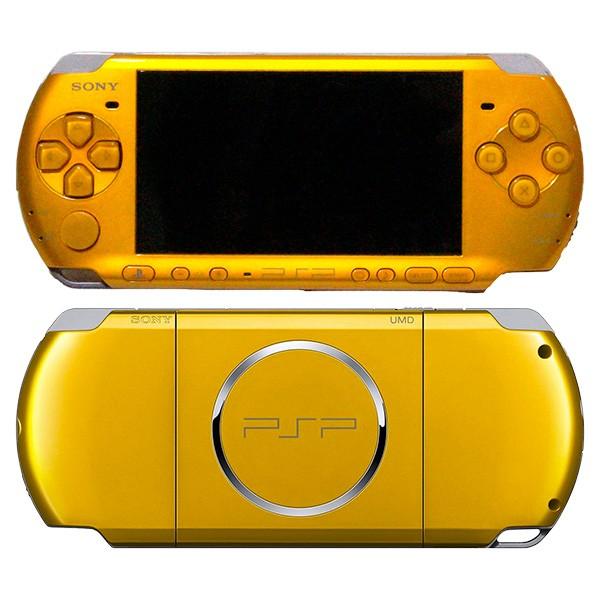 PSP 「プレイステーション・ポータブル」 ブライト・イエロー (PSP-3000BY) 本体 完品 PlayStationPortable SONY  ソニー 中古