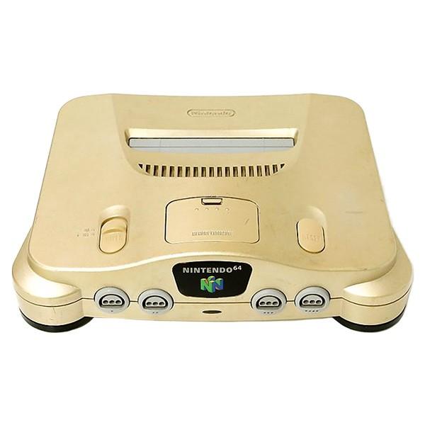 64 ＮＩＮＴＥＮＤＯ６４ ゴールドバージョン ゴールド 本体 すぐ遊べるセット NINTENDO64 任天堂 ニンテンドー 中古