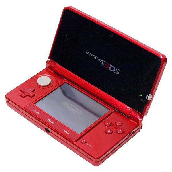 3DS ニンテンドー3DS 本体 タッチペン付 メタリックレッド 中古 : 1436 