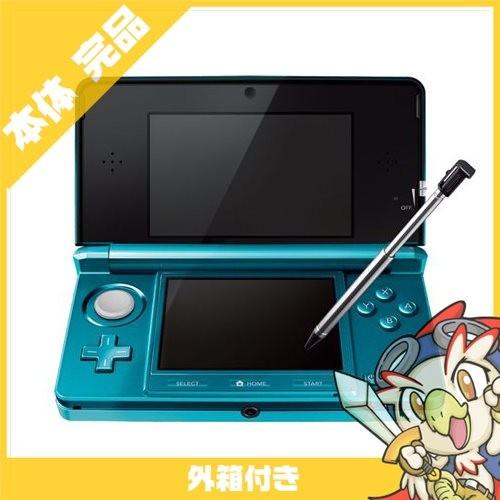 3DS ニンテンドー3DS 本体 完品 アクアブルー 中古｜entameoukoku