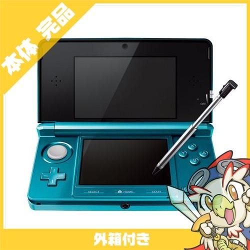 3DS ニンテンドー3DS 本体 完品 アクアブルー 中古｜entameoukoku｜02