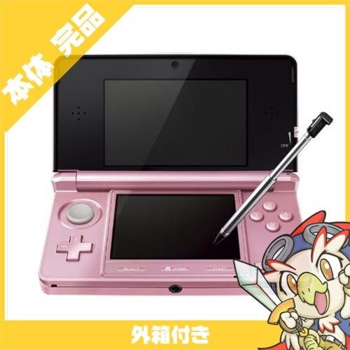 任天堂 3DS ニンテンドー3DS 本体 完品 ミスティピンク 中古 任天堂 3DS ニンテンドー3DS 本体 完品 ミスティピンク 中古