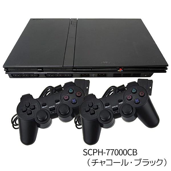 SONY（ソニー） PS2 本体 互換コントローラー2個 おまけ PS2 ソフト 1
