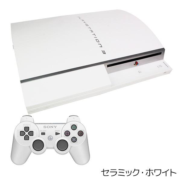 PS3 プレステ３ 本体 中古 付属品完備 選べるカラー CECHL00 80GB ブラック シルバー ホワイト 完品 外箱付