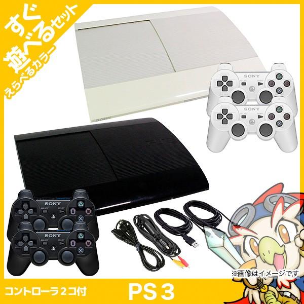 新規購入 Ps3 本体 すぐ遊べるセット Cech 40b 純正 選べる2色 純正 コントローラー 2個付 プレステ3 Playstation 3 Sony ゲーム機 大注目 Www Thedailyspud Com
