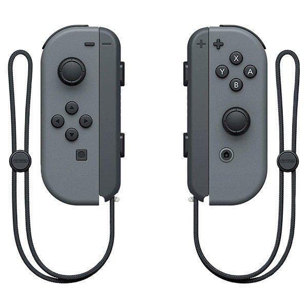 新型 スイッチ Switch 本体 完品 ジョイコン Joy-Con グレー 付属品完備 中古