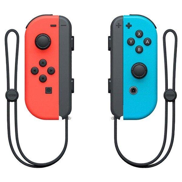 新型 スイッチ Switch 本体 完品 ジョイコン Joy-Con ネオン ブルー レッド 付属品完備 中古｜entameoukoku｜02