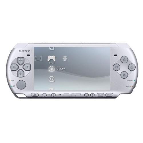 PSP 3000 ミスティック・シルバー (PSP-3000MS) 本体 すぐ遊べるセット PlayStationPortable SONY ソニー  中古