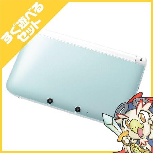 任天堂 3DS LL ミントXホワイト 本体 すぐ遊べるセット 中古 任天堂 3DS LL ミントXホワイト 本体 すぐ遊べるセット 中古