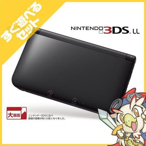 3DSLL ニンテンドー3DS LL ブラック 本体 完品 外箱付 Nintendo 任天堂