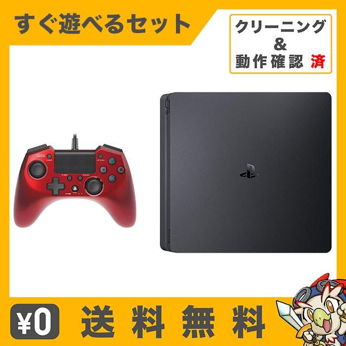 PS4 ジェット・ブラック 500GB  FPSコントローラーセット SONY PS4 本体 ジェット・ブラック CUH-1200AB01 500GB 純正