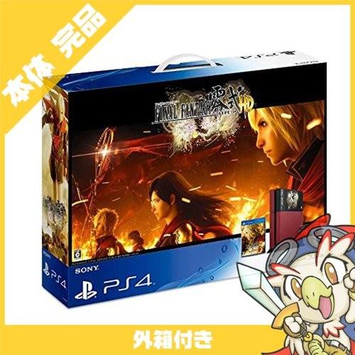 PS4 プレステ4 本体 中古 付属品完備 FINAL FANTASY 零式 HD 朱雀エディション 500GB プレイステーション４ 完品 外箱付｜entameoukoku｜02