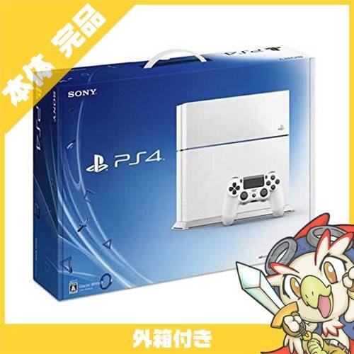 PS4 プレステ4 プレイステーション4 グレイシャー・ホワイト 500GB (CUH1100AB02) 本体 完品 外箱付 PlayStation4 SONY ソニー 中古｜entameoukoku｜02