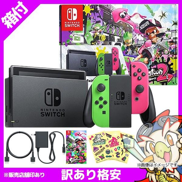 Switch ニンテンドースイッチ Nintendo Switch スプラトゥーン2セット 訳あり品 新品同様 スプラトゥーン2 本体 完品