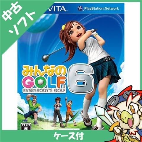 VITA PS Vita みんなのGOLF6 みんゴル ゴルフ ソフト ケースあり 