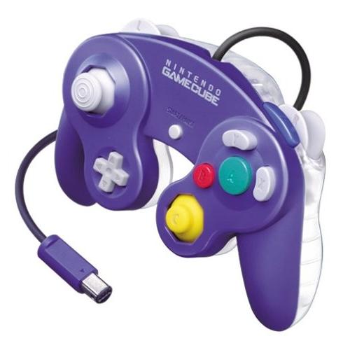 ゲームキューブ GC GAMECUBE コントローラー バイオレット&クリア 