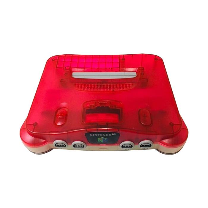 64 ゲーム 本体 任天堂64 ニンテンドー64 NINTENDO64 クリアレッド 