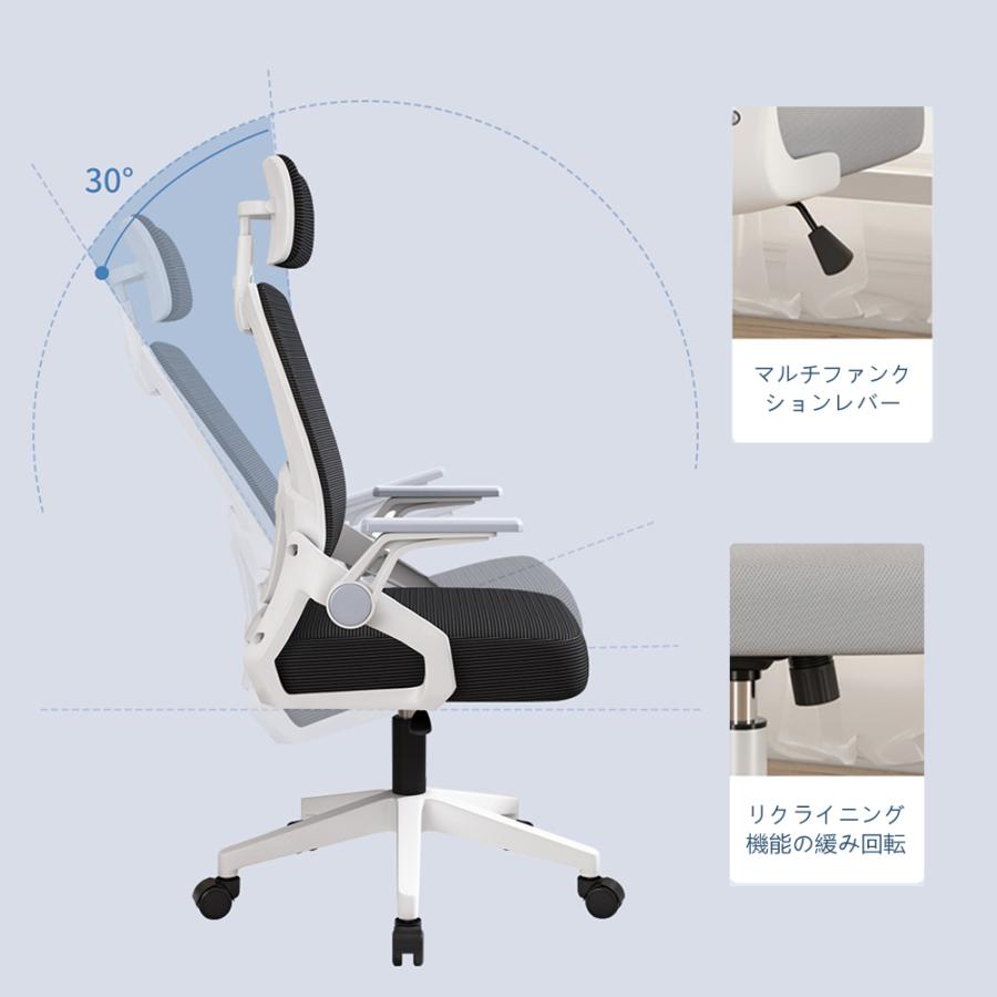 即納 オフィスチェア ワークチェア デスクチェア 学習椅子 ハイバック