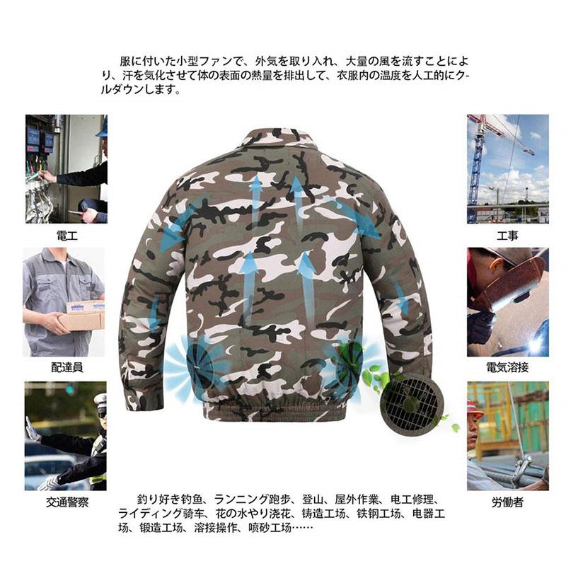 空調作業服20000mAhバッテリー 冷却服 おすすめ 空調ウェアフルセット