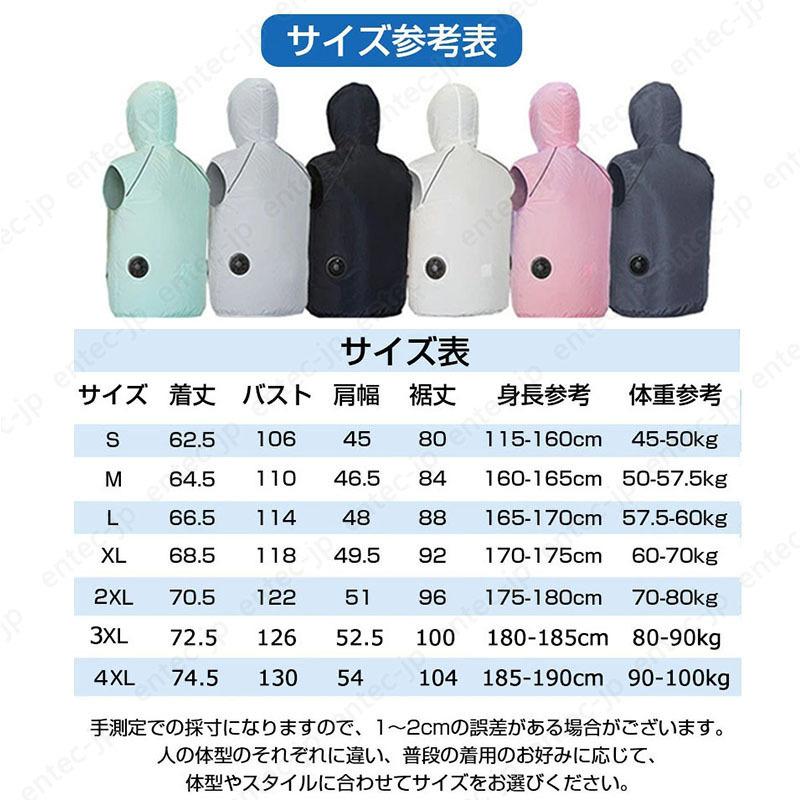 空調ベスト 20000mAhバッテリー 冷却ベスト UVカット最強 ファン付き