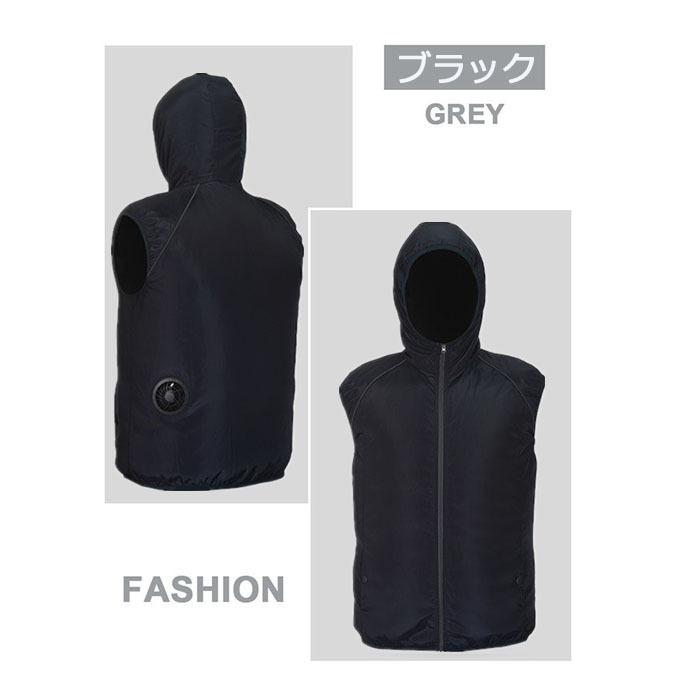 空調ベスト 20000mAhバッテリー 冷却ベスト UVカット最強 ファン付き