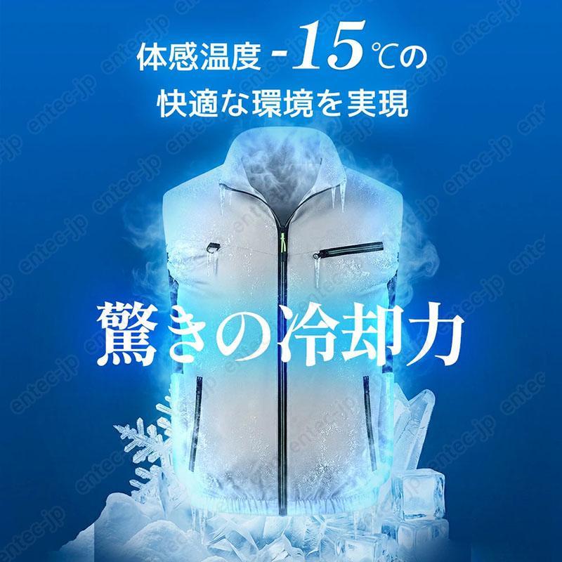 空調ベスト バッテリー 20000mAh ファン付きベスト 空調ウェア 2026