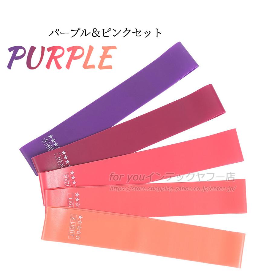 エクササイズバンド8点セット プルアップバンドセット ループバンド 5パック 即納 グロング トレーニングチューブ 筋トレ 5本セット エクササイズ
