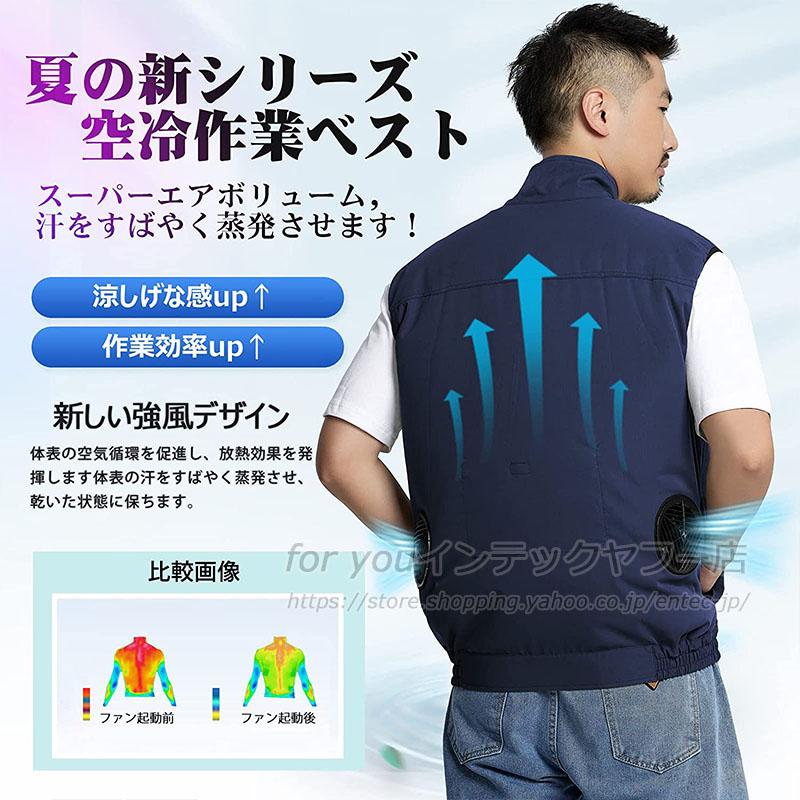 特別セール・夏季限定 即納 ファン付き作業服 2026 空調ジャケット