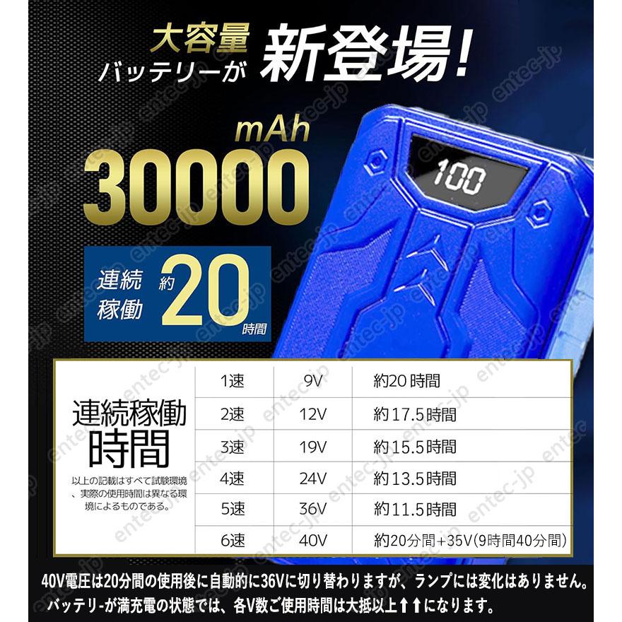 翌日配達 2025最強 空調ベスト 20000mAh 空調作業服 空調ウエア