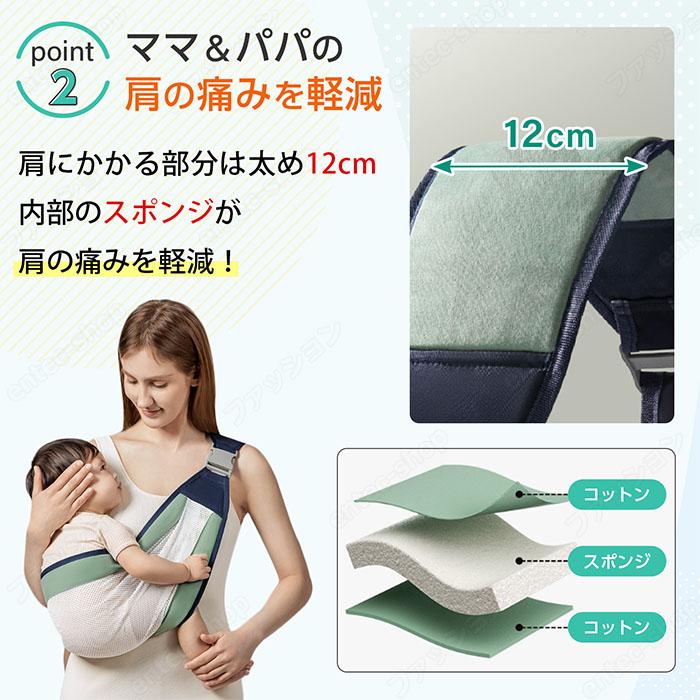 即納 抱っこひも スリング ベビースリング 新生児 抱っこ紐 ベビー
