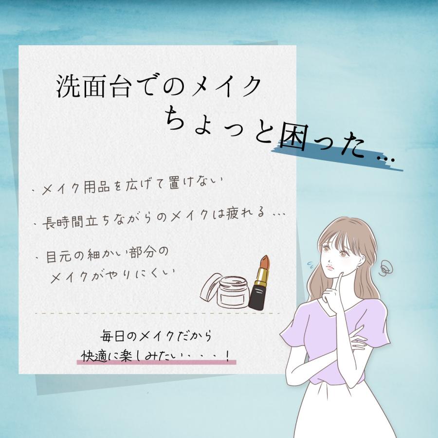 卓上ミラー 折りたたみ 鏡 卓上 メイク鏡 おしゃれ 大きい 化粧鏡 折りたたみ 化粧ミラー かがみ スタンドミラー 角度調整 | ブランド登録なし | 03
