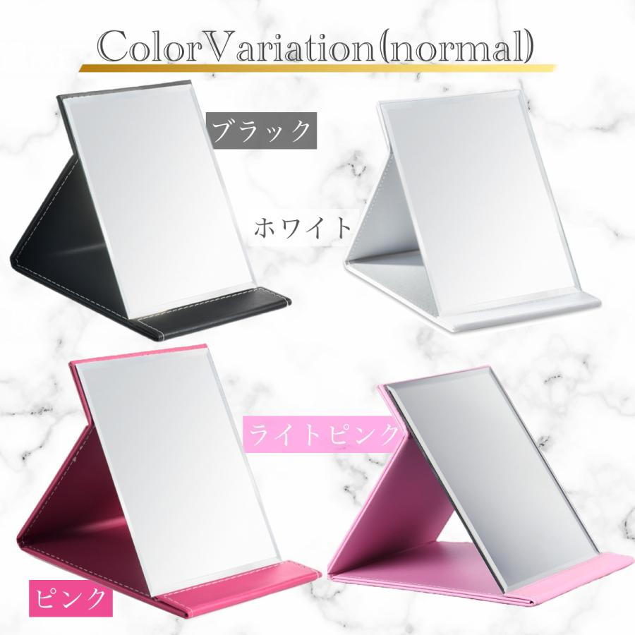 卓上ミラー 折りたたみ 鏡 卓上 メイク鏡 おしゃれ 大きい 化粧鏡 折りたたみ 化粧ミラー かがみ スタンドミラー 角度調整 | ブランド登録なし | 09