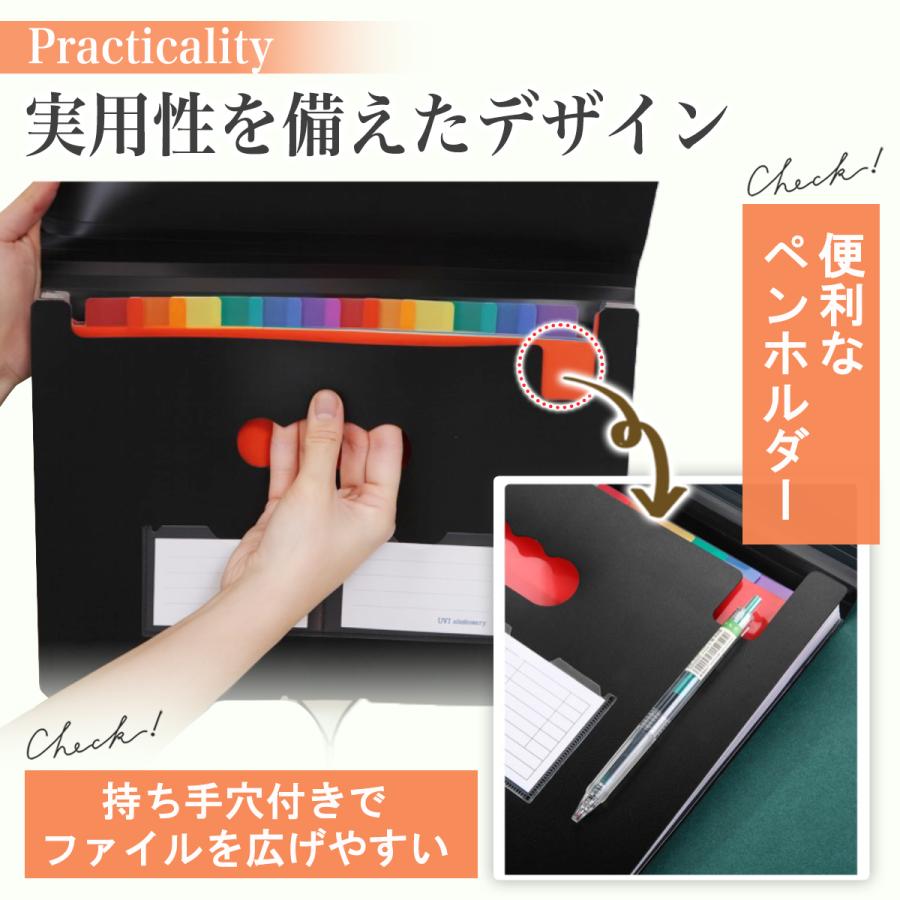 ドキュメントファイル a4 書類ケース 持ち運び ファイル ケース 領収書入れ 書類ケース 書類整理 ファイル a4 領収書入れ フラットファイル おしゃれ 4サイズ | ブランド登録なし | 05