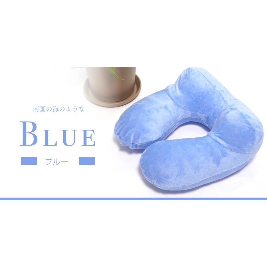 ネックピローエアーピロー 空気 飛行機 旅行便利グッズ 旅行用品